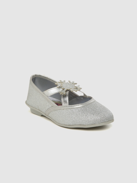 

Frozen Girls Silver-Toned Shimmer Ballerinas