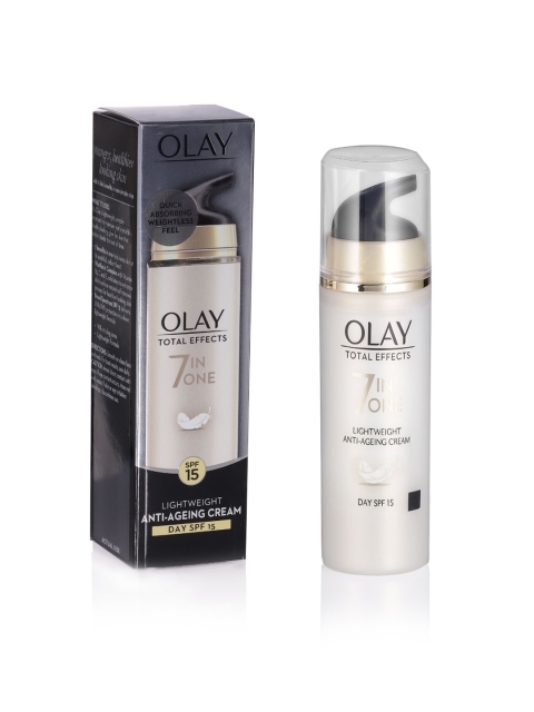 

Olay SPF 15 Total Effects 7 in 1 Lightweight Anti- Ageing Cream 50 g, White