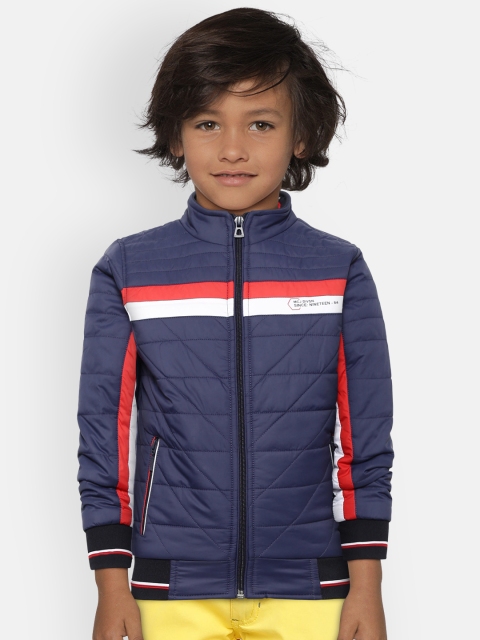 

Monte Carlo Boys Navy Blue Solid Bomber