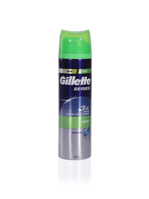 

Gillette Men Series Sensitive Skin Shave Gel - 195 g, Blue