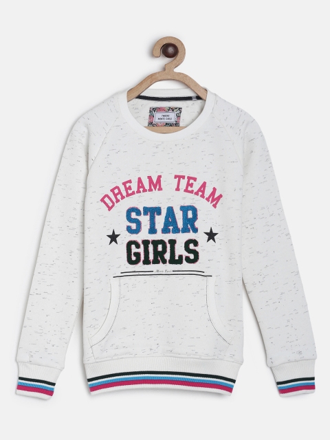 

Monte Carlo Girls Off-White Printed Sweatshirt