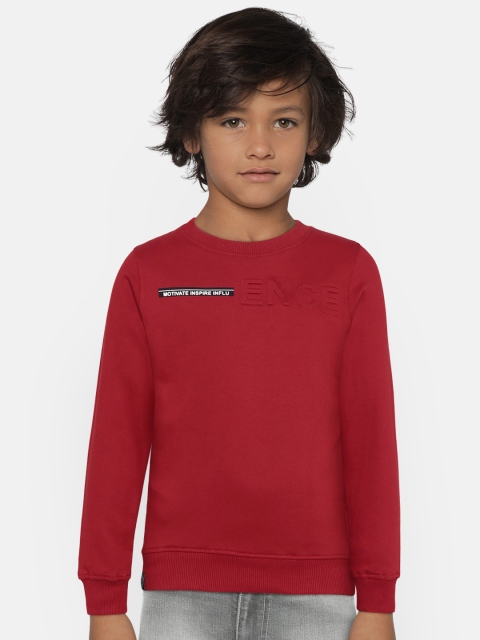 

Monte Carlo Boys Red Printed Sweatshirt