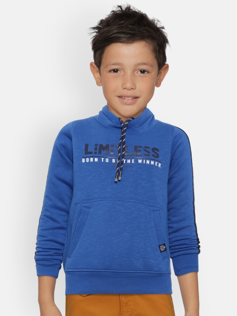 

Monte Carlo Boys Blue Printed Sweatshirt
