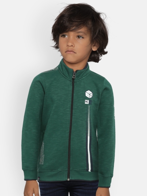 

Monte Carlo Boys Green Solid Sweatshirt