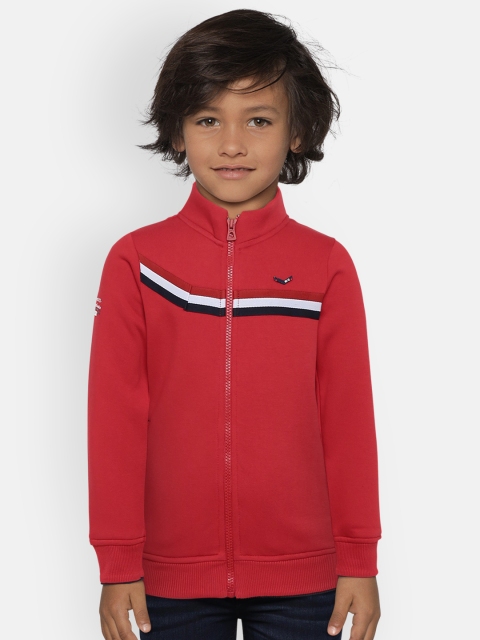 

Monte Carlo Boys Red Striped Sweatshirt