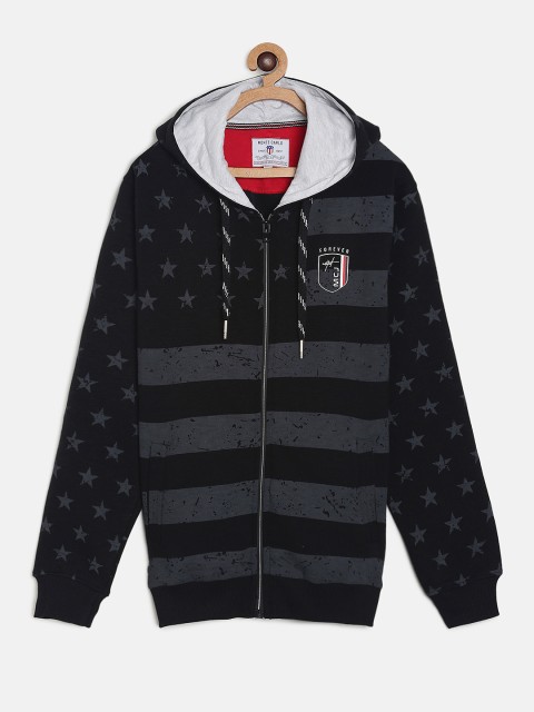 

Monte Carlo Boys Black & Grey Striped Hooded Sweatshirt