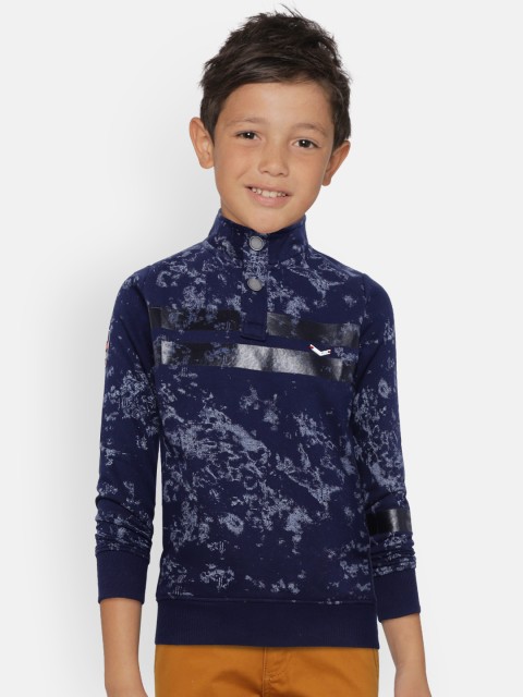 

Monte Carlo Boys Navy Blue Printed Sweatshirt