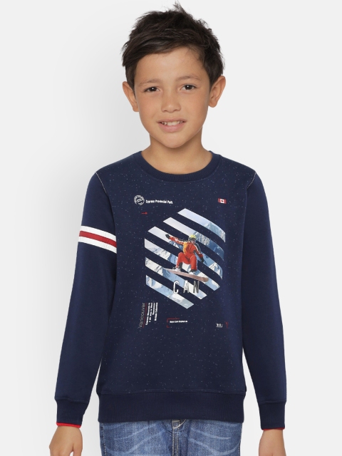 

Monte Carlo Boys Navy Blue Printed Sweatshirt