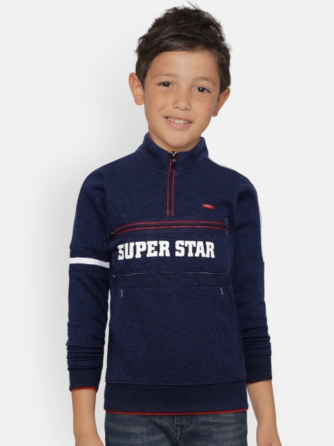 

Monte Carlo Boys Navy Blue Solid Sweatshirt