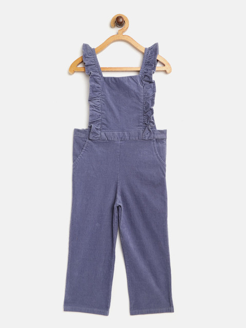 

Marks & Spencer Girls Blue Corduroy Solid Dungarees
