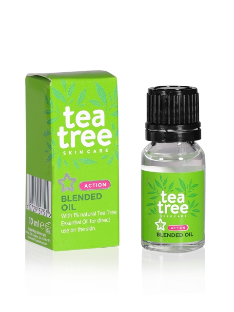 

Superdrug Unisex Tea Tree Blended Oil 10 ml, Green
