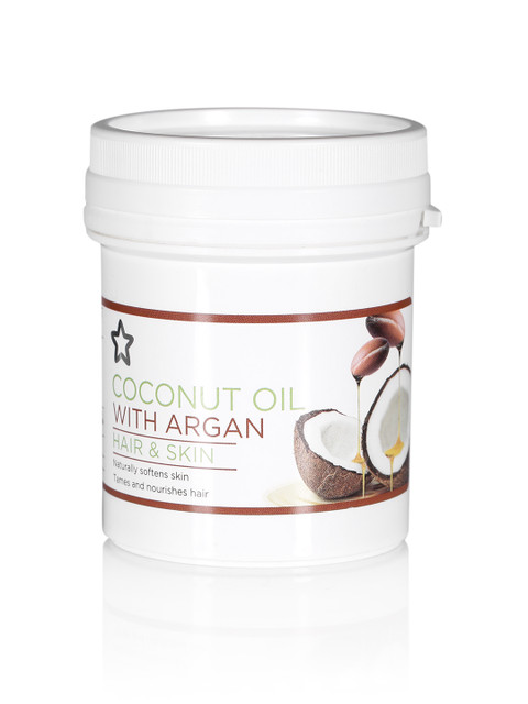 

Superdrug Unisex Coconut Oil with Argan 125 ml, White