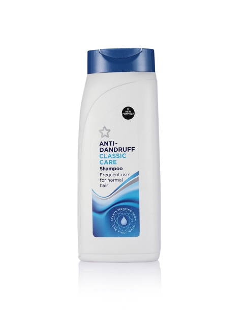 

Superdrug Men Anti Dandruff Classic Shampoo 500 ml, White