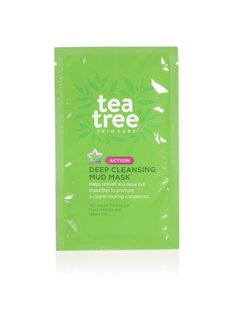 

Superdrug Unisex Tea Tree Deep Cleansing Mud Mask 10 ml, Green