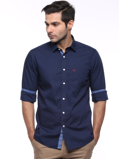 

Solly Sport Navy Casual Shirt, Blue