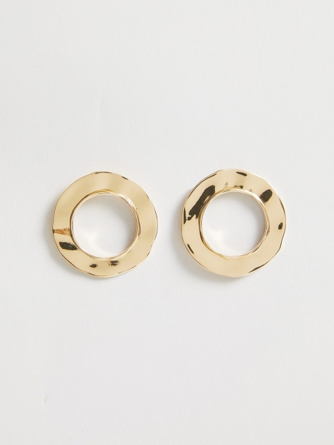 

MANGO Gold-Toned Circular Oversized Studs