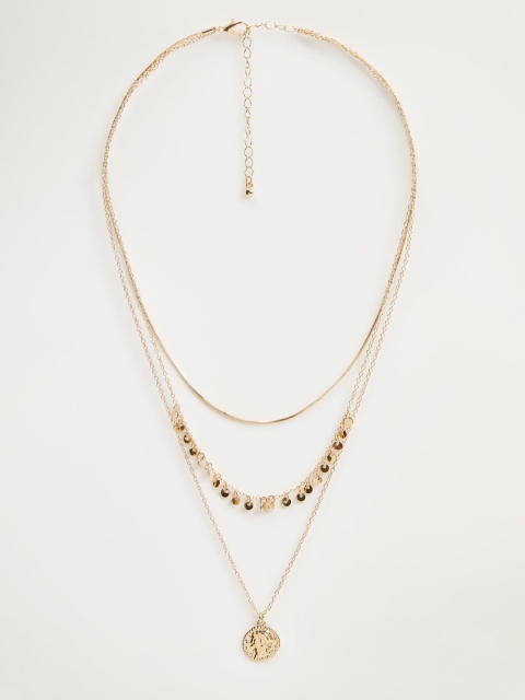 

MANGO Gold-Toned Layered Necklace