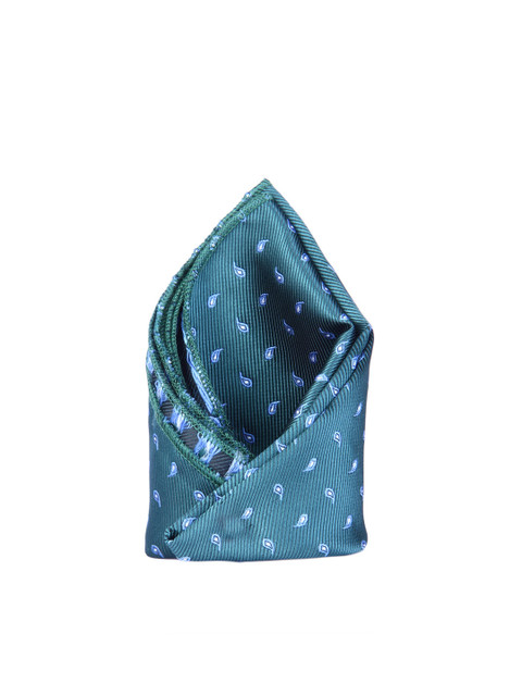 

Tossido Men Green Printed Pocket Square