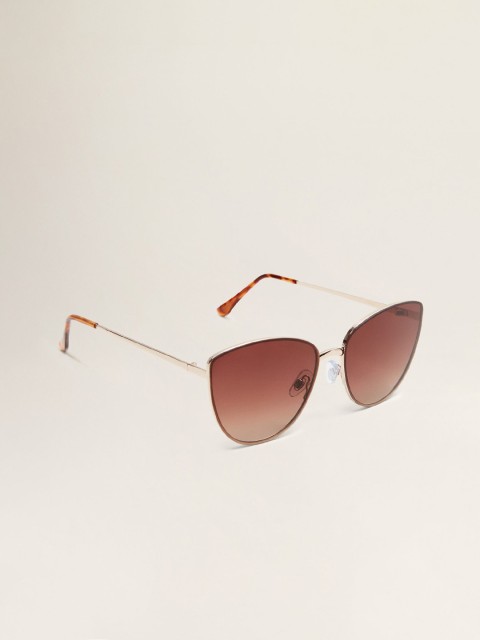 

MANGO Women Cateye Sunglasses 53021018, Brown