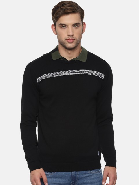 

Solly Jeans Co. Men Black Solid Sweater