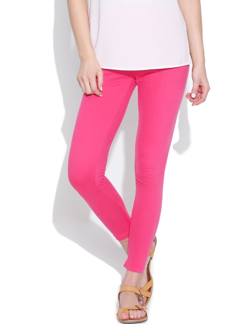 

Sera Pink Ankle-Length Leggings