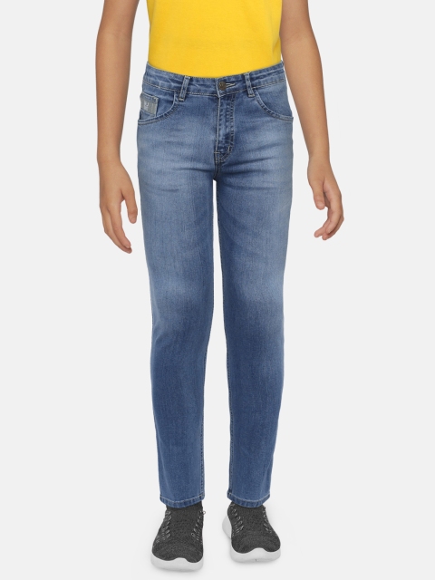 

Gini and Jony Boys Blue Slim Fit Mid-Rise Clean Look Stretchable Jeans