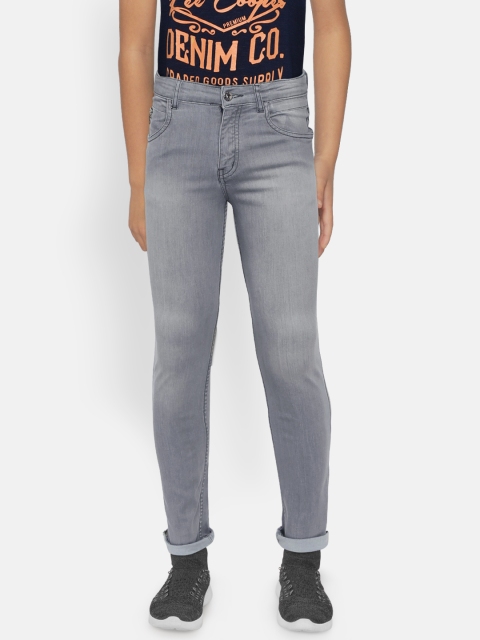 

Palm Tree Boys Grey Slim Fit Mid-Rise Clean Look Stretchable Jeans