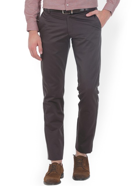 

Basics Brown Comfort Fit Trousers