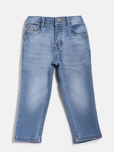 

Gini and Jony Boys Blue Regular Fit Mid-Rise Clean Look Stretchable Jeans