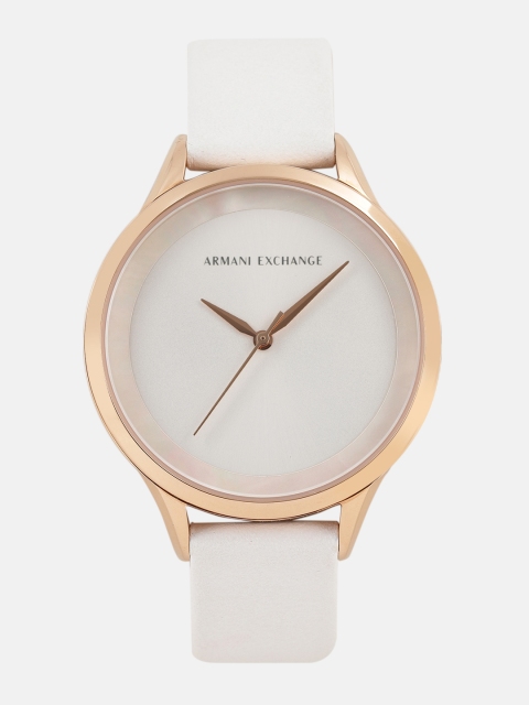 

Armani Exchange Women White Analogue Watch AX5604_FSS