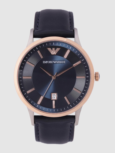 

Emporio Armani Men Navy Blue Renato Analogue Watch AR11188_FSS