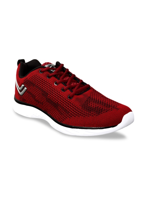 

Yuuki Men Maroon Mesh Mid-Top Training or Gym Shoes