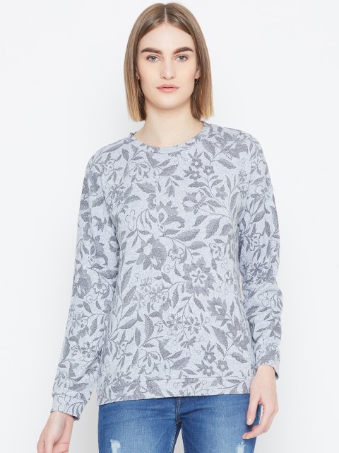 

U.S. Polo Assn. Women Grey Self Design Top