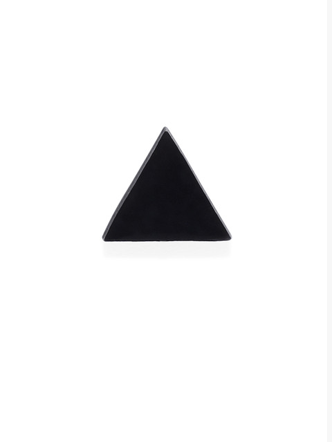 

Peora Black Triangular Studs