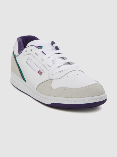 

Reebok Classic Men White Solid ACT 300 Leather Sneakers