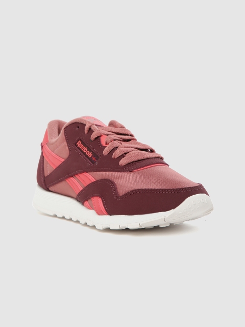 

Reebok Classic Women Maroon Nylon Sneakers