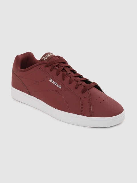 

Reebok Classic Men Burgundy Solid Royal Complete Clean MATT LP Sneakers
