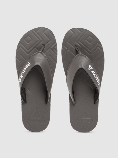 

Reebok Men Coffee Brown Solid Thong Flip-Flops