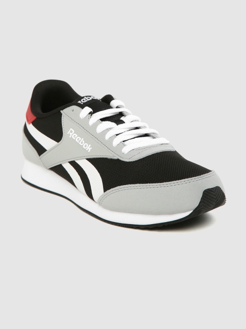 

Reebok Classic Unisex Black & Grey Colourblocked Royal Jogger EV Sneakers