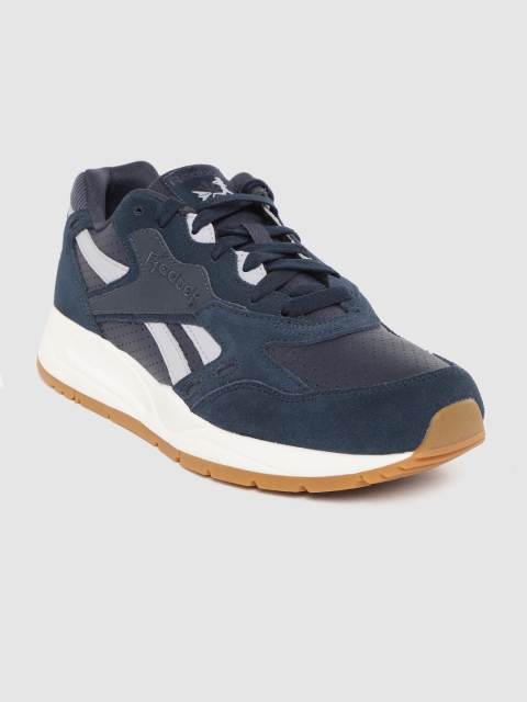 

Reebok Classic Unisex Navy Perforated Bolton Essential MU Sneakers, Navy blue
