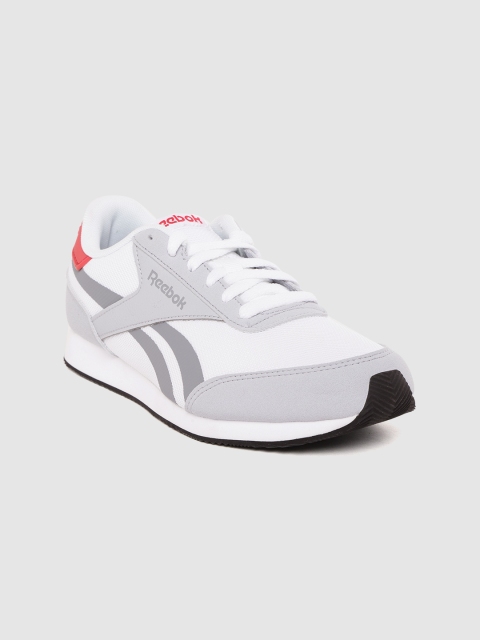 

Reebok Classic Women White & Grey Royal Jogger EV Colourblocked Sneakers