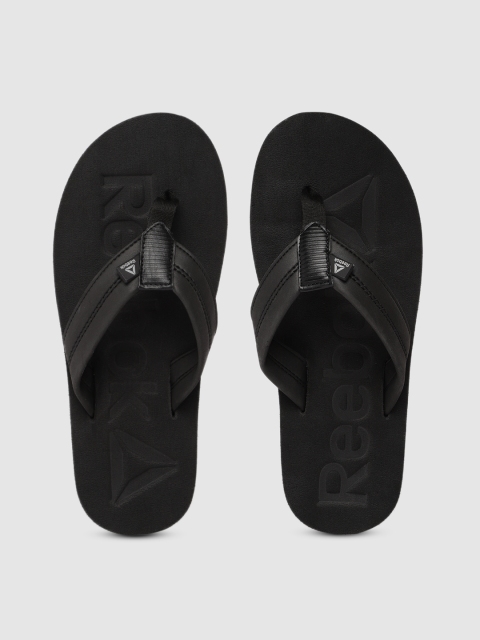 

Reebok Men Black Solid SCAPA Thong Flip-Flops