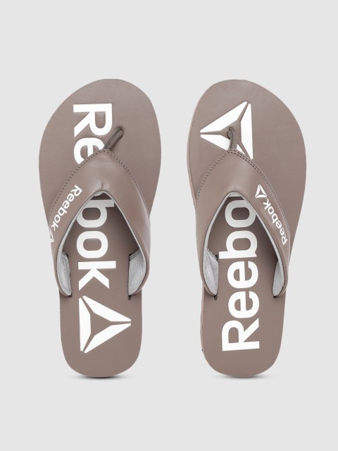 

Reebok Men Brown Printed Thong Flip-Flops