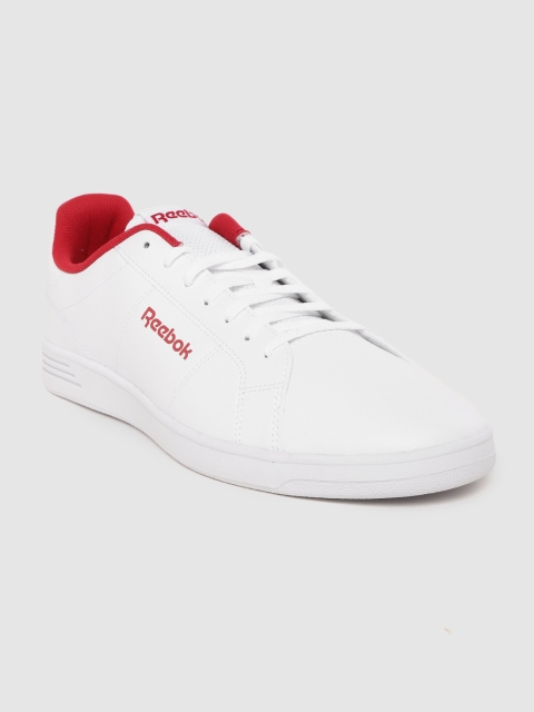 Reebok Classic Men White Leather Royal Rally Sneakers