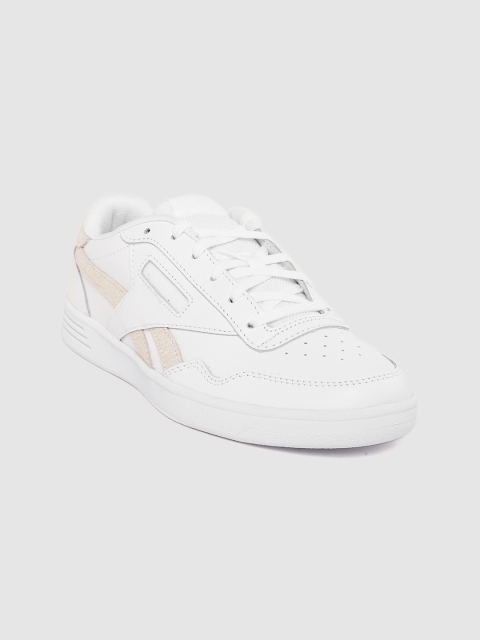 

Reebok Classic Women White Royal Techque T LX Leather Sneakers