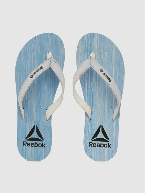 

Reebok Women Grey & Blue Jane LP Printed Thong Flip-Flops