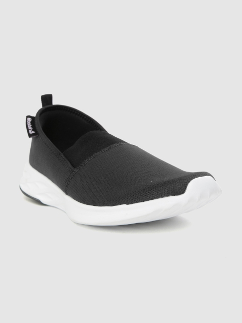 

Reebok Men Charcoal Grey & Black Astroride Slip On Walking Shoes