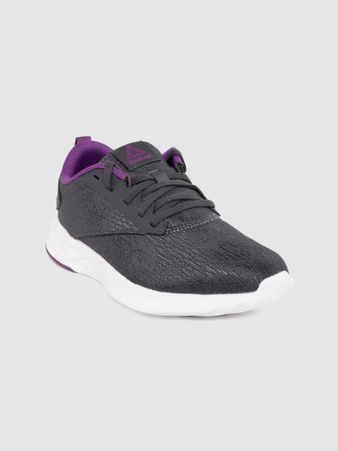

Reebok Women Charcoal Grey Solid Astroride Soul 2.0 Walking Shoes