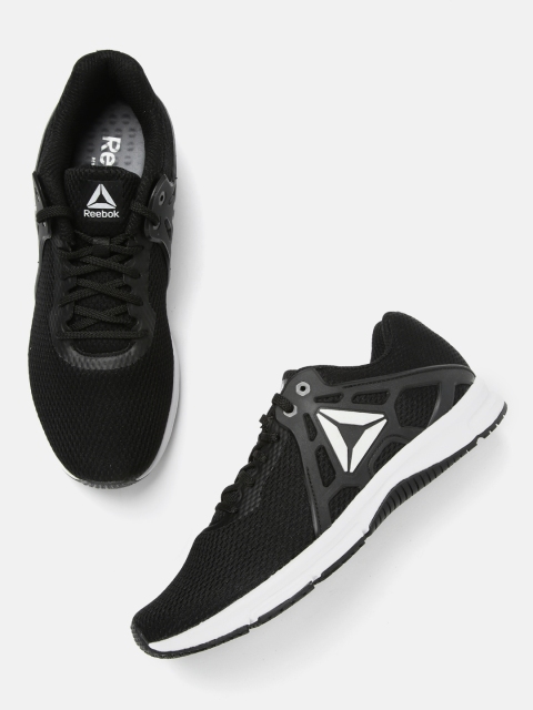 

Reebok Men Black Solid Hex Lite LP Running Shoes