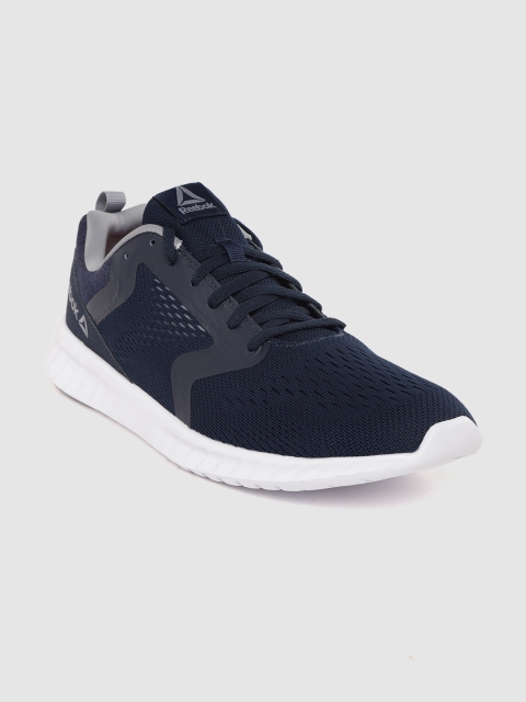 

Reebok Men Navy Blue Solid Sublite Prime Running Shoes